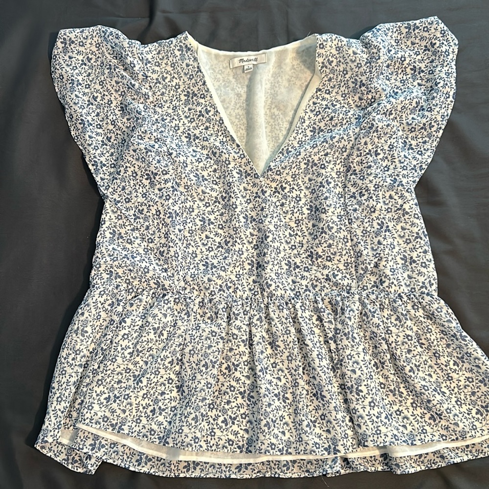 Madewell Floral Blouse